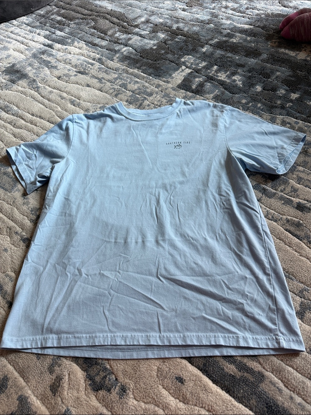 Southern Tide Men's Light Blue Short-Sleeve Crew Tee